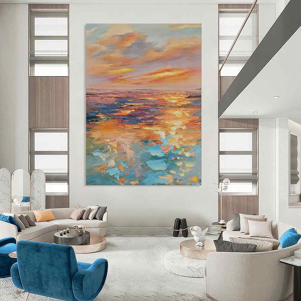 evening ocean-inspired sea abstract design 3